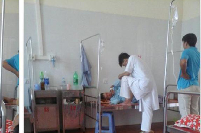 bac-si-kham-benh-giam-chan-len-giuong-benh-nhan