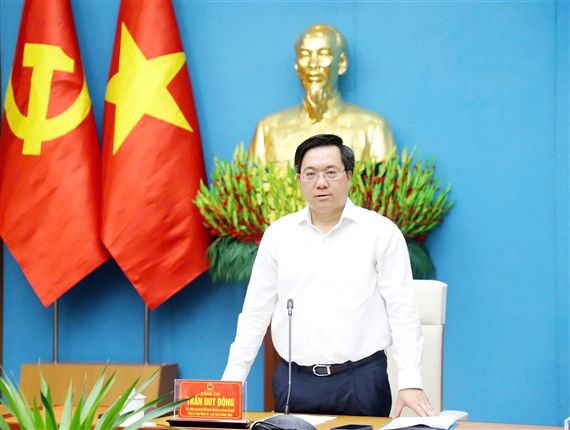 Phú Thọ: Chủ tịch UBND tỉnh Trần Duy Đông làm việc với Sở Y tế