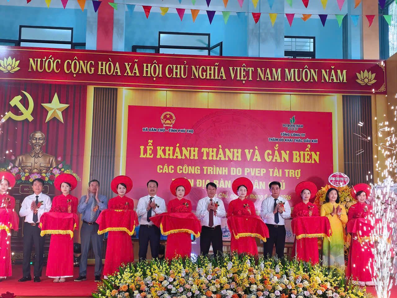 Phú Thọ: Khánh thành Trường Mầm non Dân Chủ, thêm điều kiện học tập khang trang cho học sinh