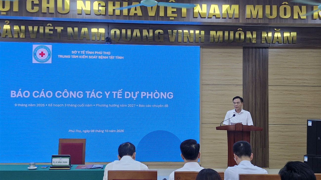 Phú Thọ yêu cầu nâng năng lực giám sát, dự báo y tế dự phòng