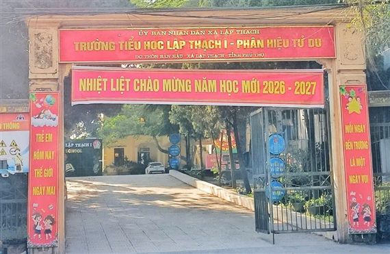 Phú Thọ: Thông tin ban đầu về suất ăn bán trú tại Trường Tiểu học Lập Thạch 1