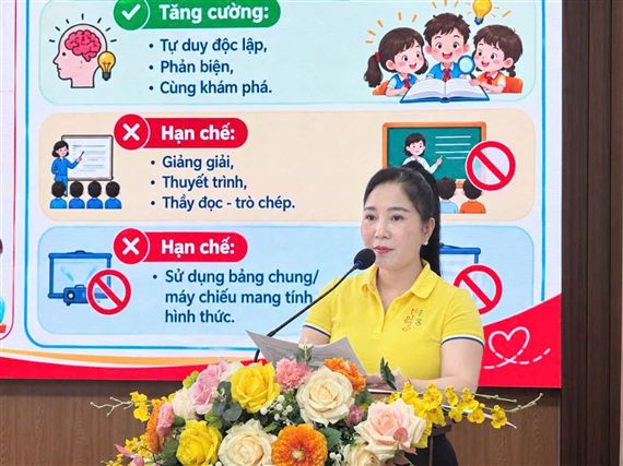 Trường Tiểu học Đinh Tiên Hoàng chủ động đổi mới, vững bước nâng cao chất lượng giáo dục
