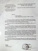 Thông tin tiếp vụ việc tại Trường THPT Lam Sơn (cũ) TP. HCM: Ông Phạm Thanh Bình tổ chức hoạt động giáo dục trái pháp luật ?