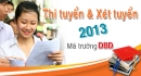 THÔNG BÁO Về việc trúng tuyển NV1, xét tuyển sau NV1 tuyển sinh Đại học, Cao đẳng năm 2013
