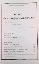Có thể mua hồ sơ xét tuyển đại học tại trường THPT
