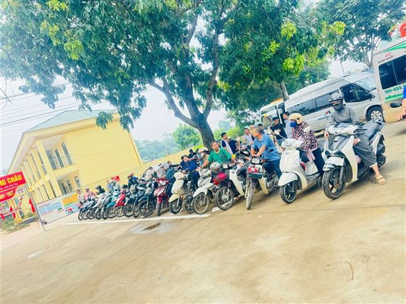 Cổng trường an toàn giao thông – Nét đẹp văn hóa Trường Tiểu học Phong Châu