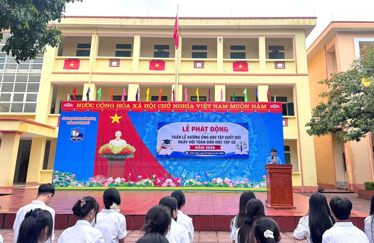 Phú Thọ: Trường THPT Thanh Thủy phát động Tuần lễ hưởng ứng học tập suốt đời năm 2026