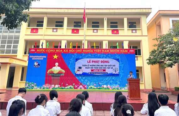 Phú Thọ: Trường THPT Thanh Thủy phát động Tuần lễ hưởng ứng học tập suốt đời năm 2026