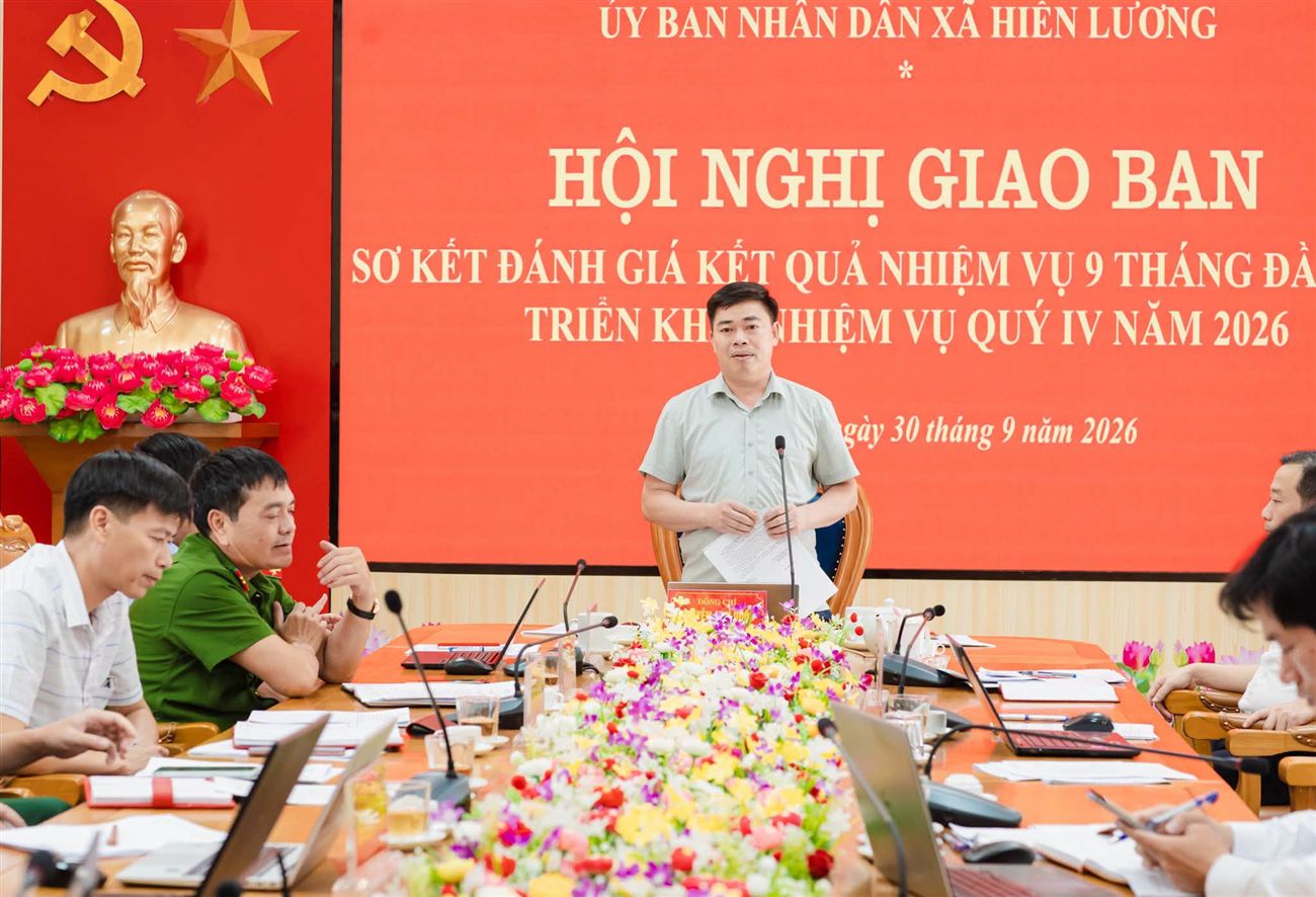 Phú Thọ: Hiền Lương tập trung tháo gỡ vướng mắc, phấn đấu hoàn thành nhiệm vụ năm 2026