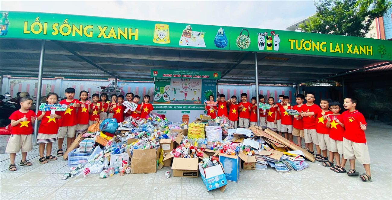 Trường Tiểu học Nam Cường lan tỏa ý thức bảo vệ môi trường từ “Tiết học xanh”