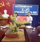 Công ty cổ phần Truyền thông VMG bàn giao lớp học ở Lào Cai