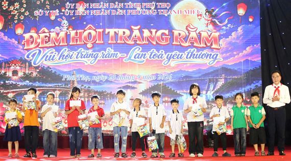 Phú Thọ tổ chức “Vui hội Trăng rằm - Lan tỏa yêu thương”