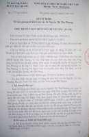 Hà Giang: UBND huyện Bắc Quang ban hành Quyết định giải quyết khiếu nại của bà Nguyễn Thị Thu Phương