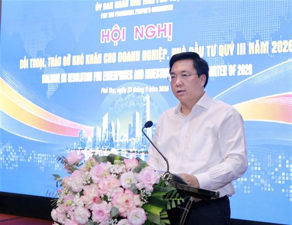 Phú Thọ: Hội nghị đối thoại, tháo gỡ khó khăn cho doanh nghiệp, nhà đầu tư trên địa bàn tỉnh