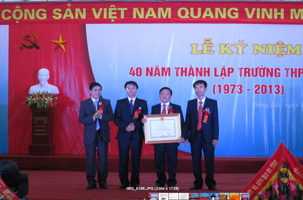 Hà Tĩnh: Trường THPT Đồng Lộc kỷ niệm 40 năm thành lập