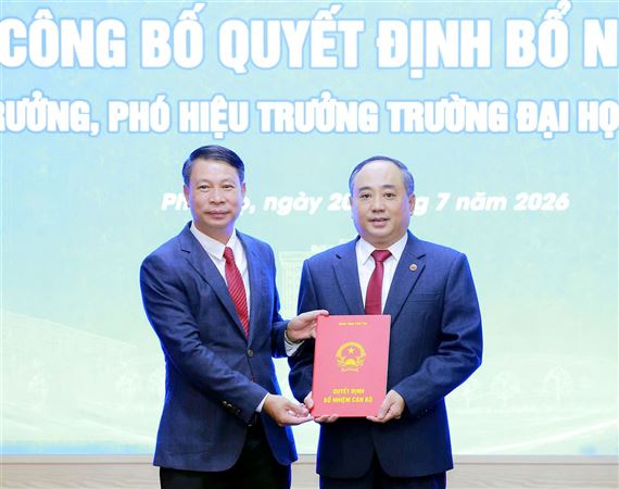 Phú Thọ: Ông Đỗ Khắc Thanh tiếp tục giữ chức Hiệu trưởng Trường Đại học Hùng Vương