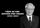 Thông báo Lễ viếng, Lễ truy điệu và Lễ an táng Tổng Bí thư Nguyễn Phú Trọng