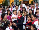 Chủ tịch nước gặp mặt các trẻ em có hoàn cảnh đặc biệt khó khăn