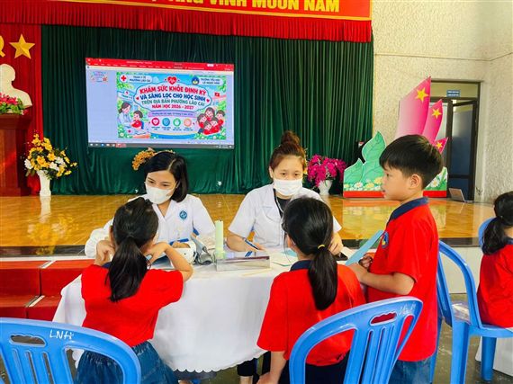 Lào Cai:  Khám sức khỏe học sinh, chủ động trong chăm sóc sức khỏe cho trẻ em
