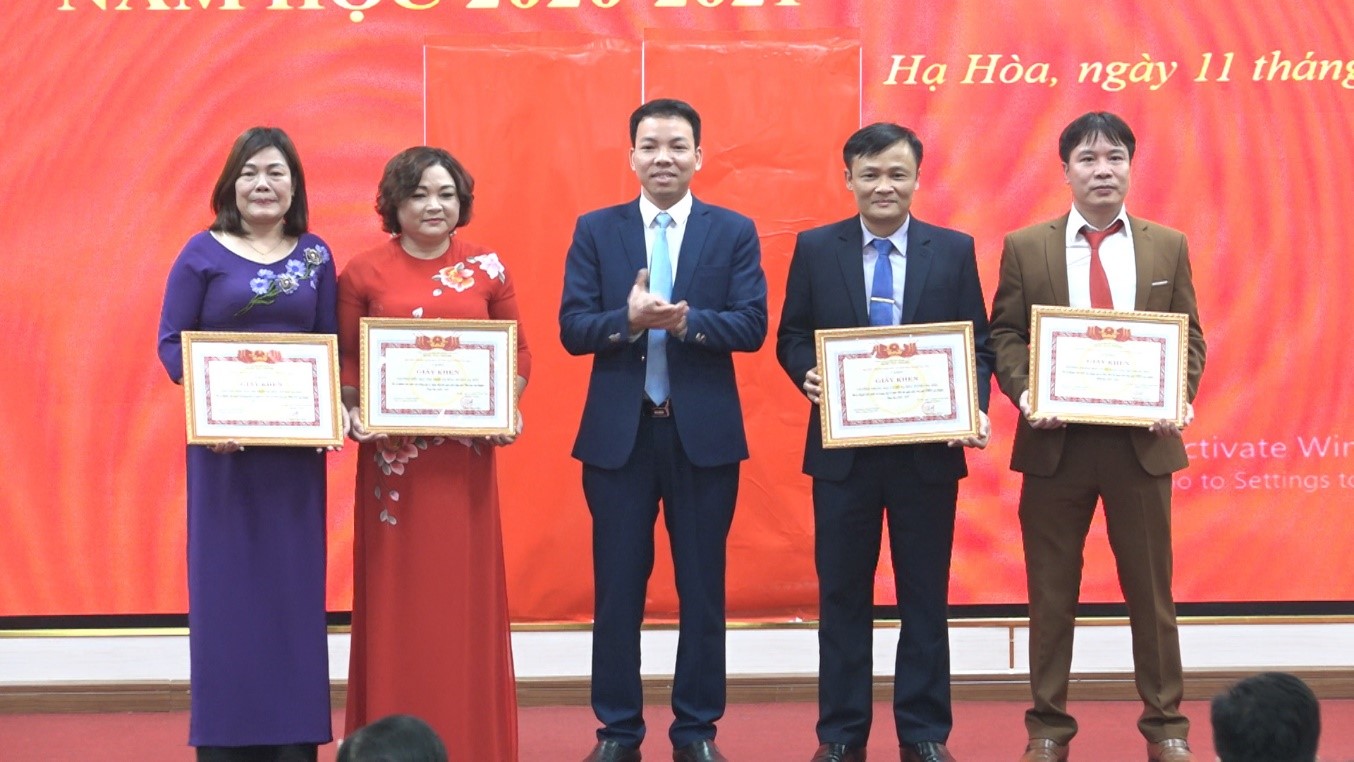 Phú Thọ:  Ngành Giáo dục huyện Hạ Hòa Tổng kết Hội thi giáo viên dạy Giỏi cấp Huyện năm học 2020 - 2021