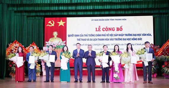 Thanh Hóa: Trường Đại học Hồng Đức bước vào giai đoạn phát triển mới sau sáp nhập