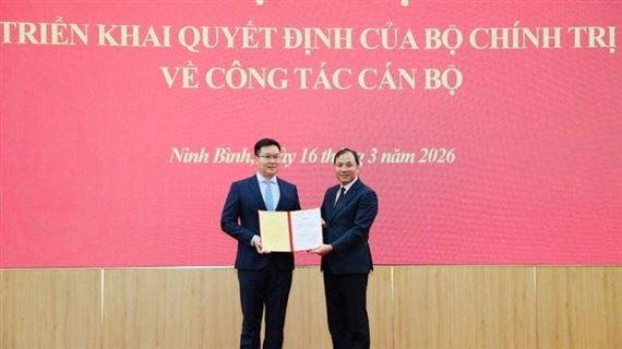 Đồng chí Trần Đăng Quỳnh giữ chức Phó Bí thư Tỉnh ủy Ninh Bình