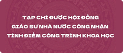 Tạp chí được hội đồng giáo sư nhà nước công nhận tính điểm công trình khoa học